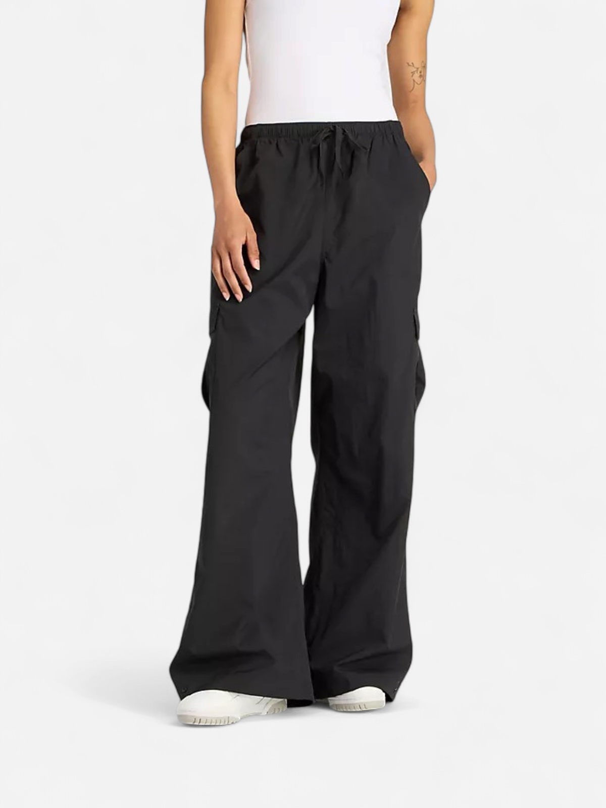 Woven Cargo Pant MUSTA - Kekäle.fi