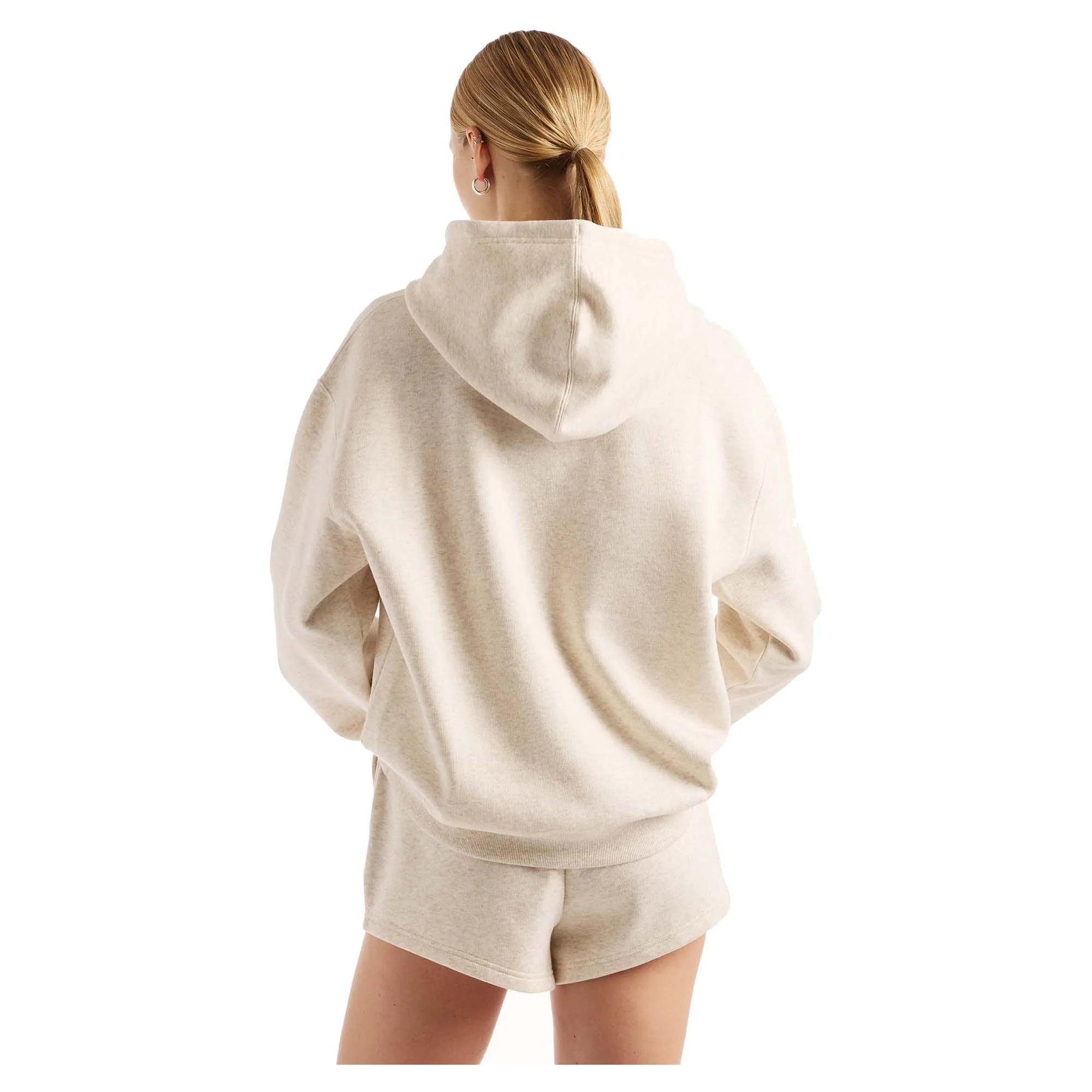 New Balance naisten Hupparit Trackside Fleece Hoodie, beige