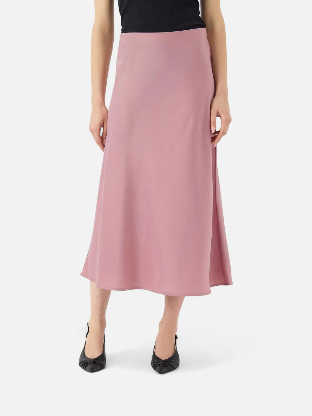 Y.A.S hame, YASPELLA HW MIDI SKIRT Vaaleanpunainen - Kekäle.fi