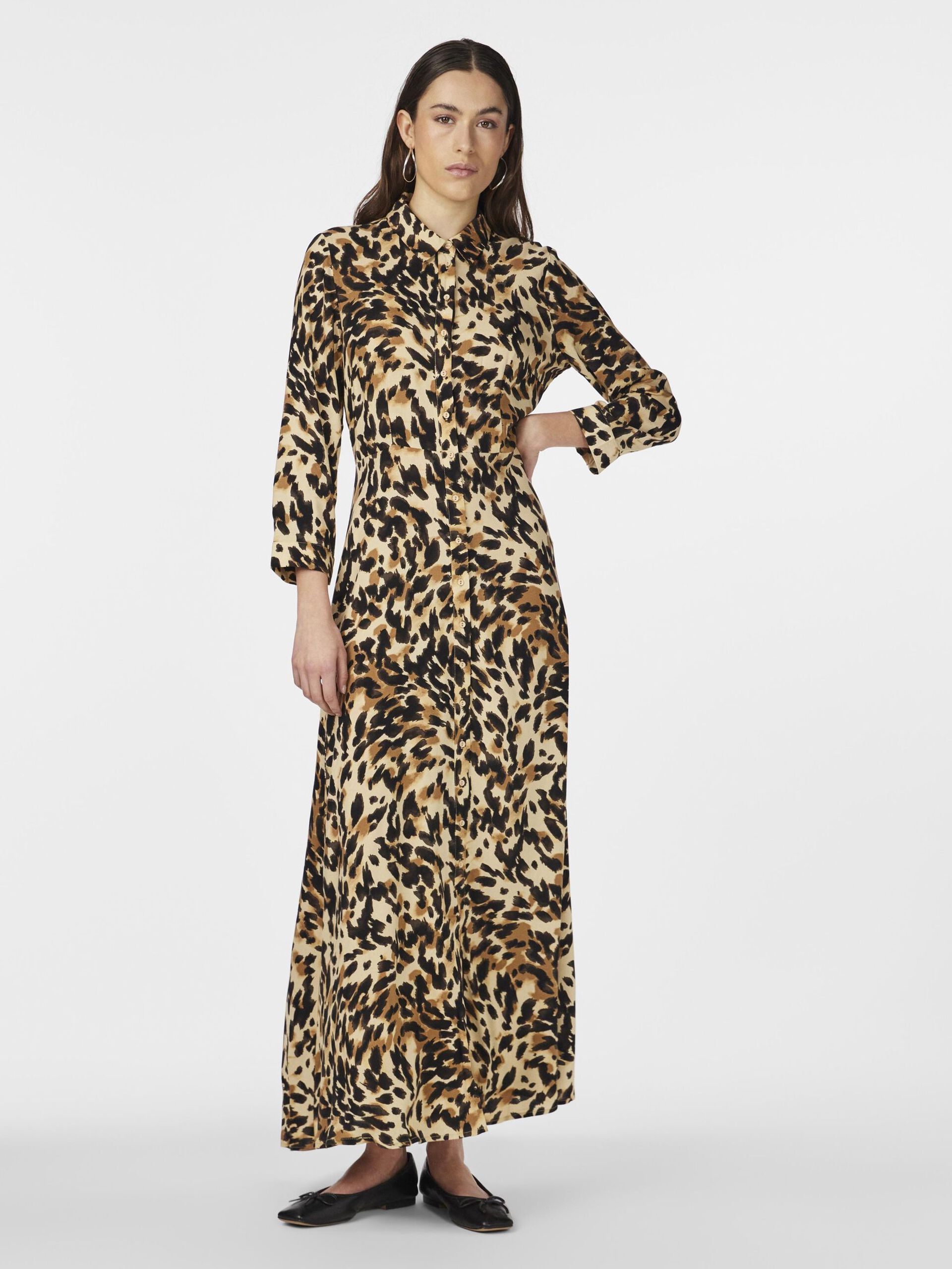 y-a-s-naisten-maksimekko-yassavanna-long-shirt-dress-ruskea-kuosi-1