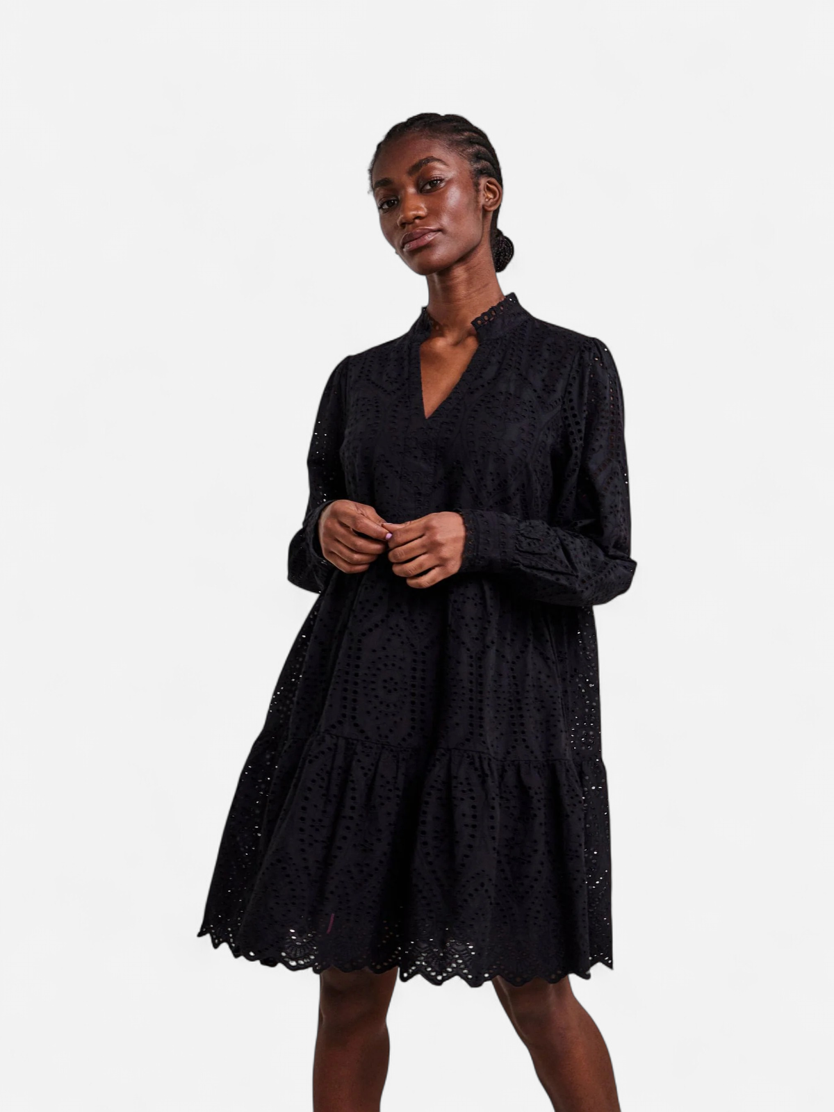 Y.A.S Naisten Mekko YASHOLI LS DRESS S Musta - Kekäle.fi
