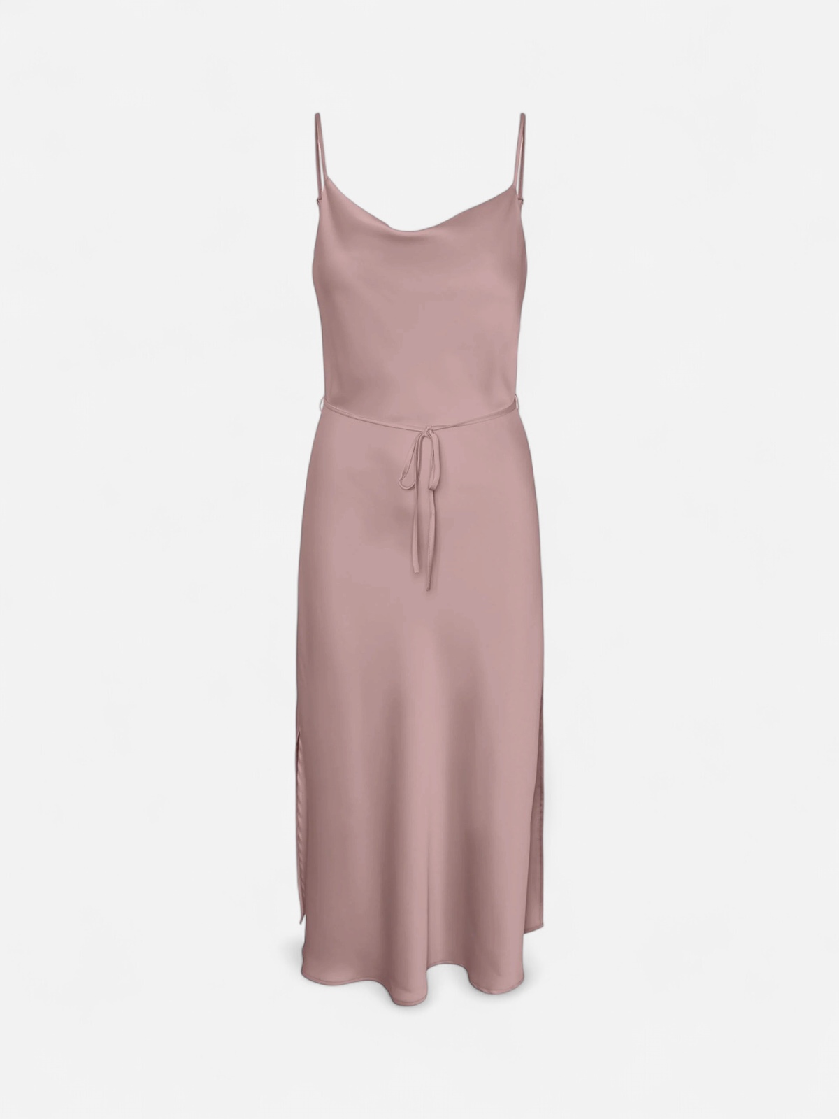 Y.A.S Naisten Mekko, YASTHEA STRAP LONG DRESS Vaaleanpunainen - Kekäle.fi