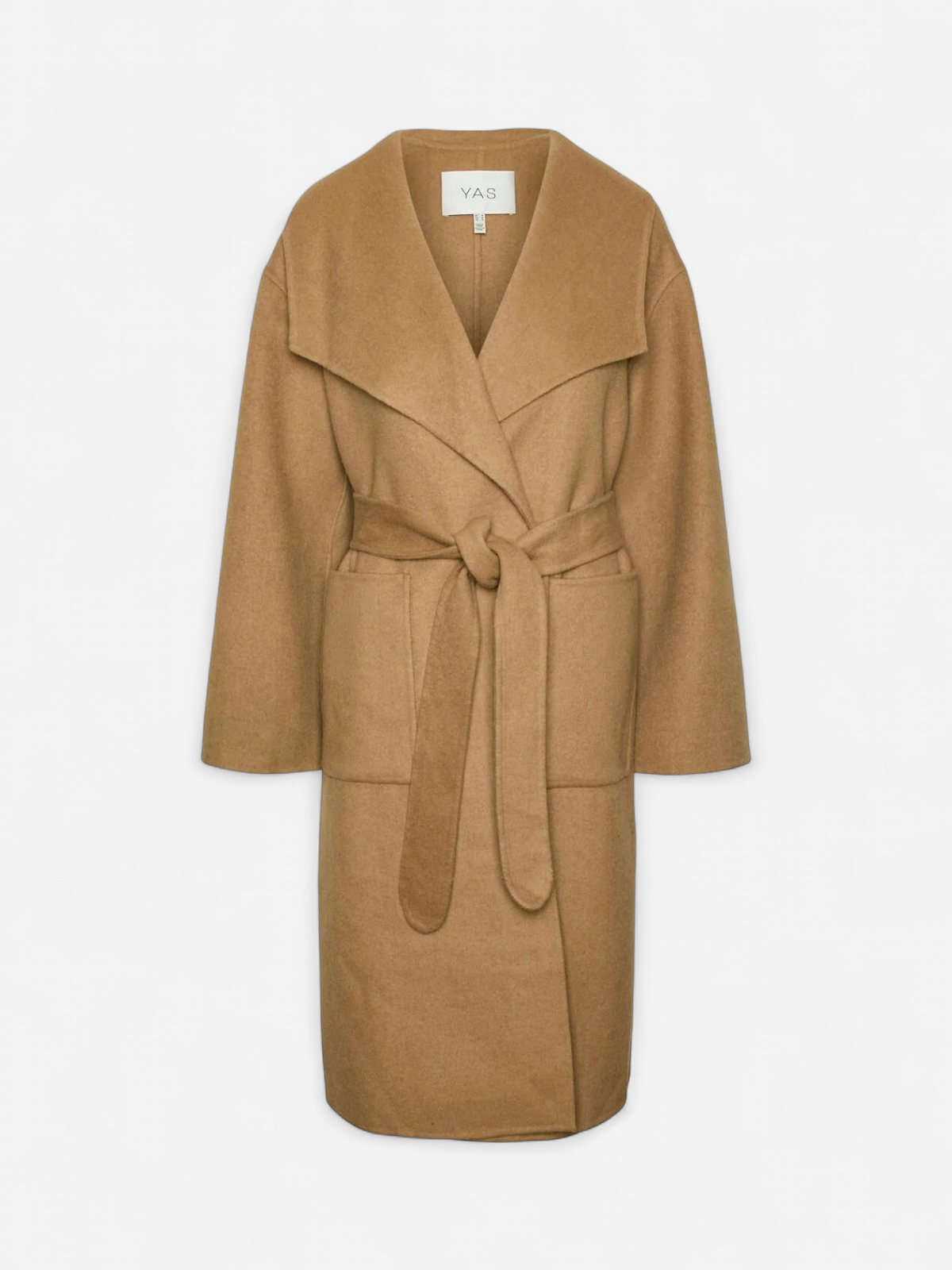 Y.A.S naisten syystakki, YASULDAN NEW HANDMADE LONG COAT Kameli - Kekäle.fi