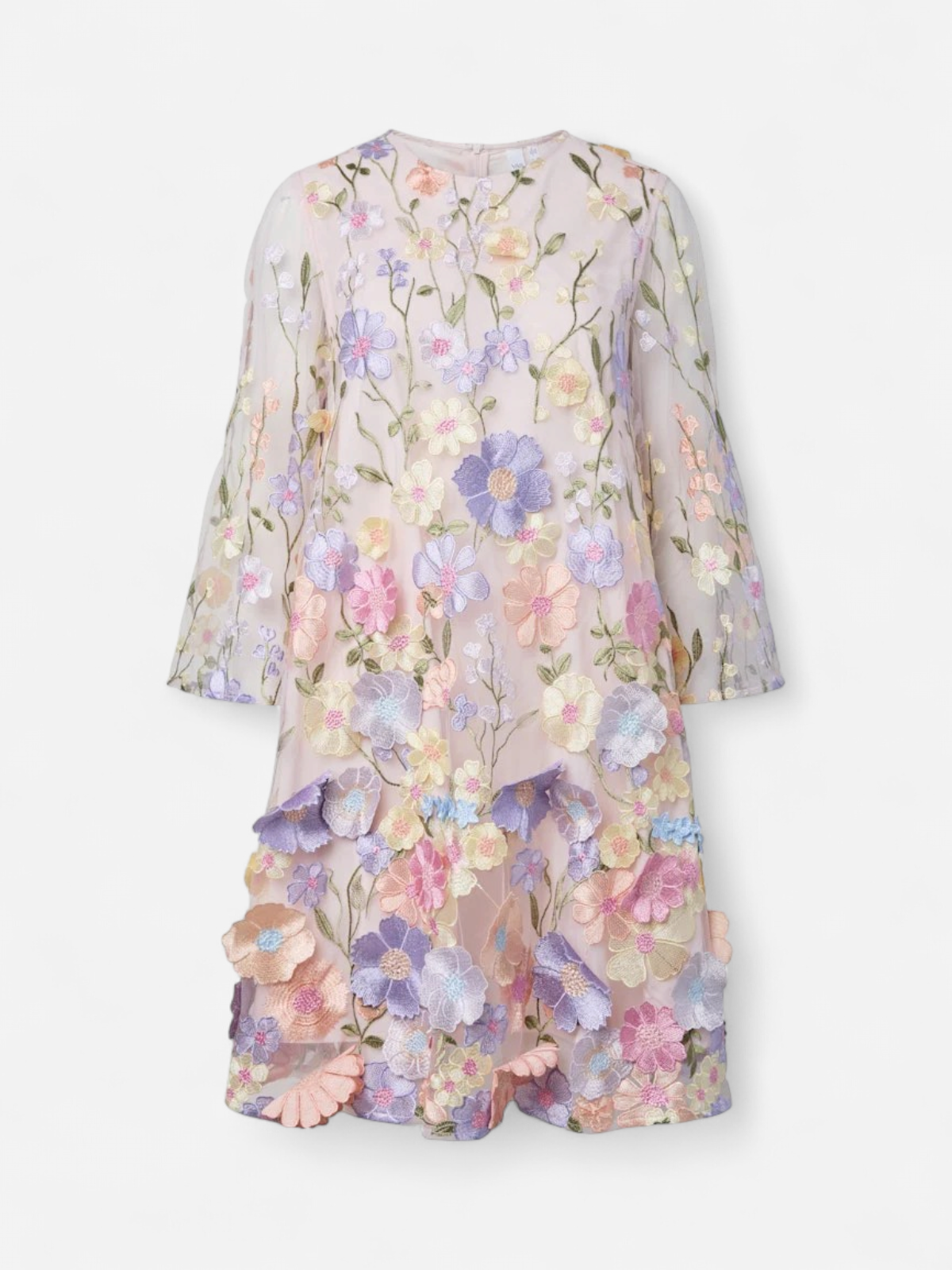 Y.A.S mekko YASFlowering 3/4 Dress, vaaleanpunainen kuosi - Kekäle.fi
