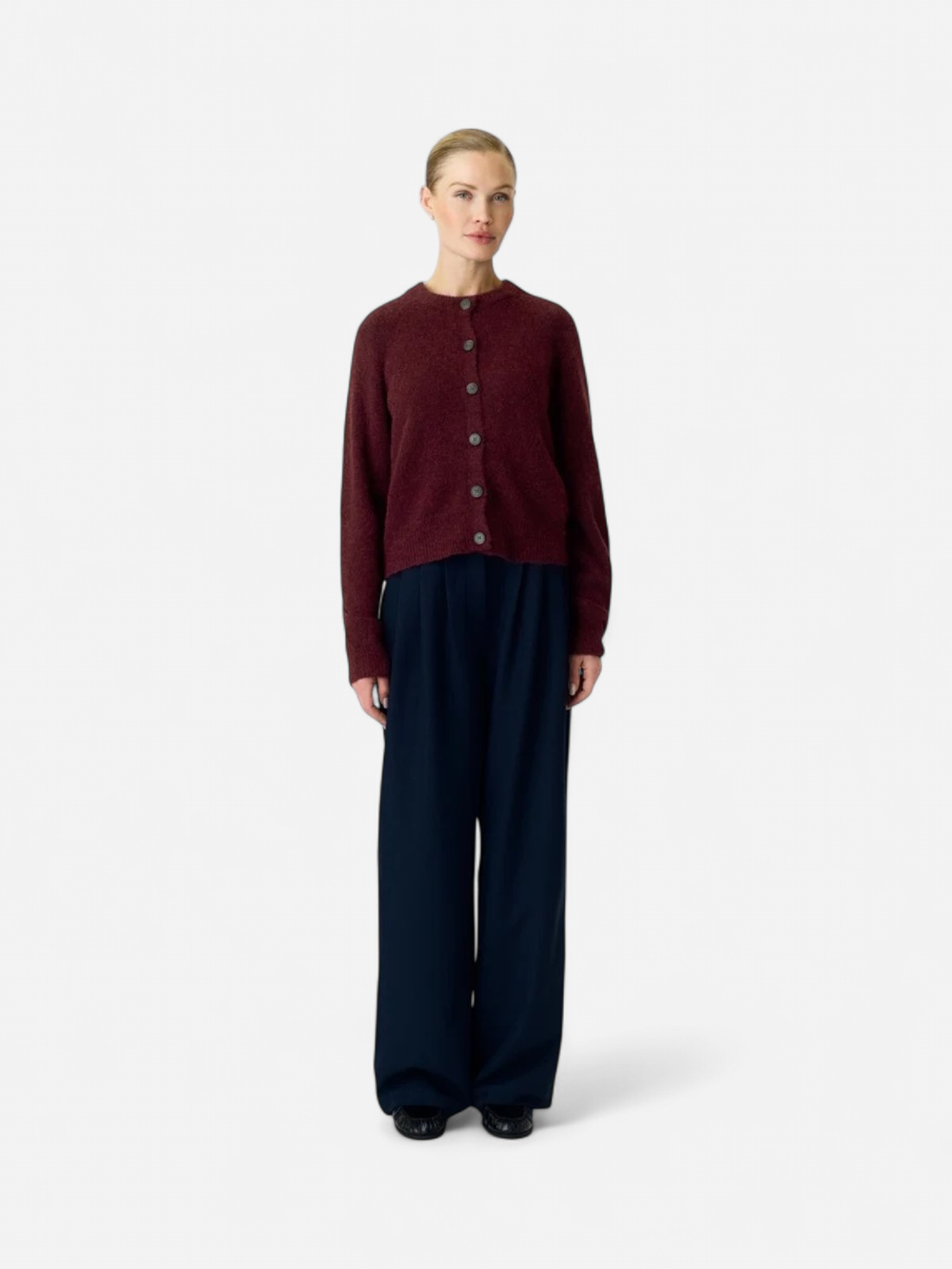 YASJOHI LS WOOL BLEND CARDIGAN S. NOOS Port Royale - Kekäle.fi