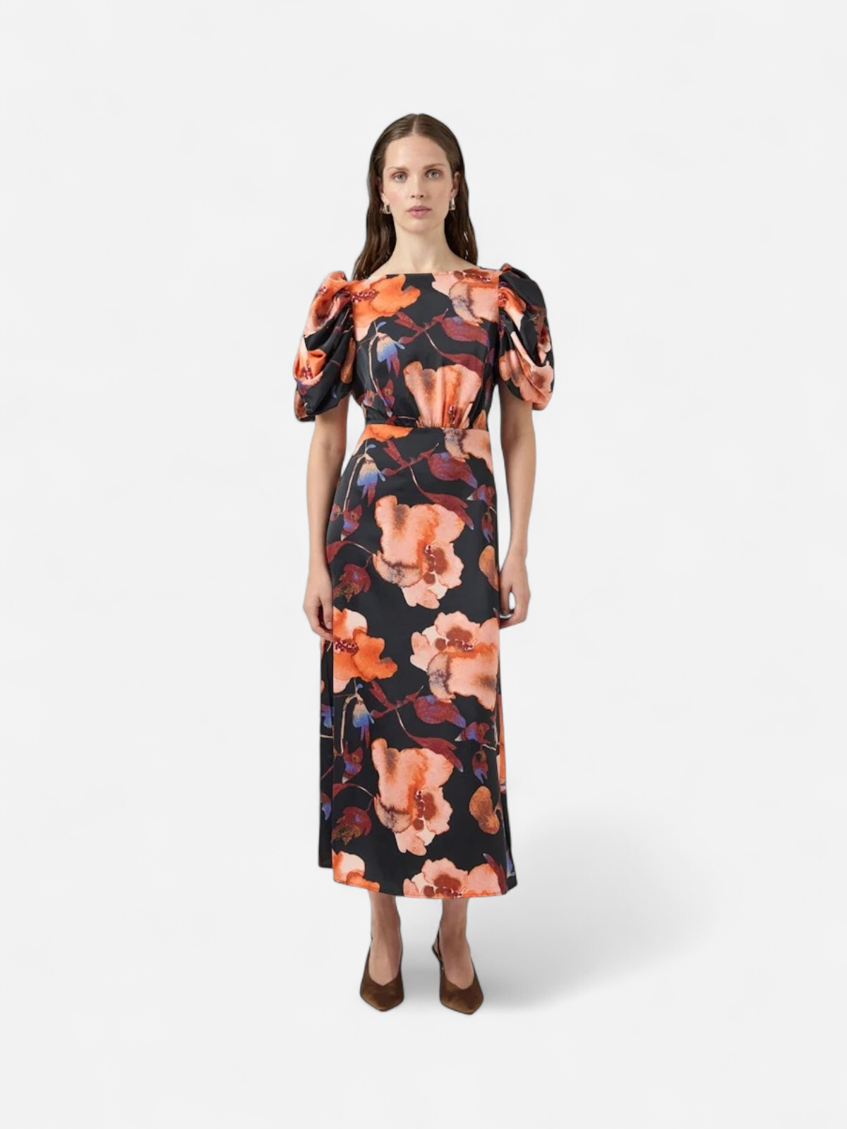 Y.A.S naisten mekko YASPella 2/4 Long Dress S., Black Pilana Aop - Kekäle.fi