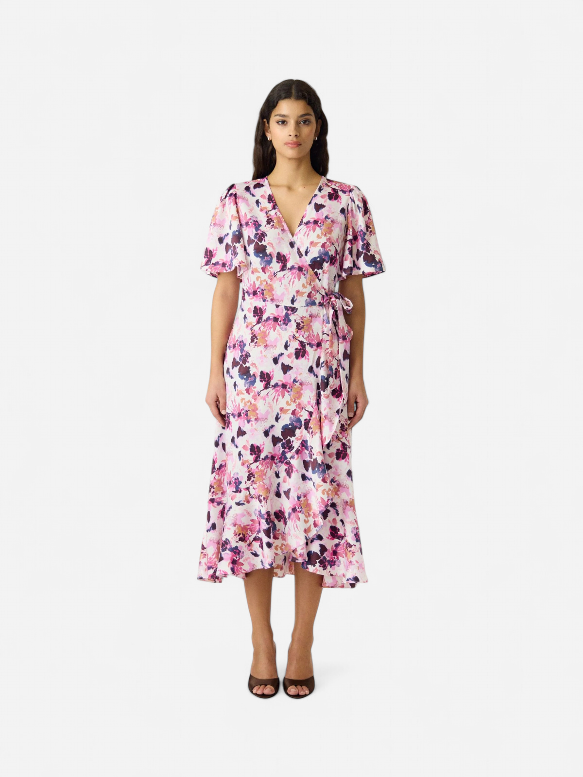 YASTHEA 2/4 MIDI WRAP DRESS S. NOOS Pristine Lynn - Kekäle.fi