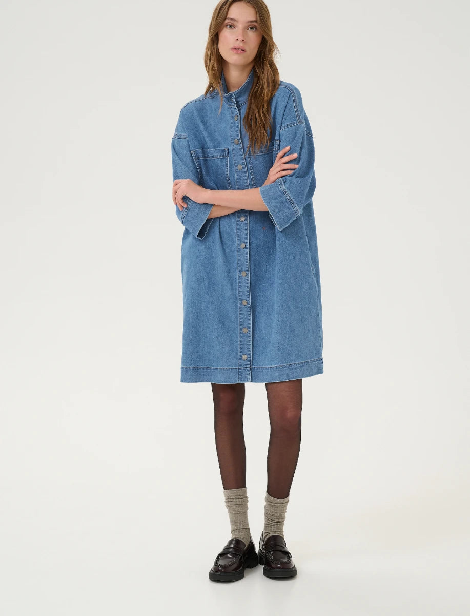 MY ESSENTIAL WARDROBE naisten mekko, LaraMW 115 Dress Indigo