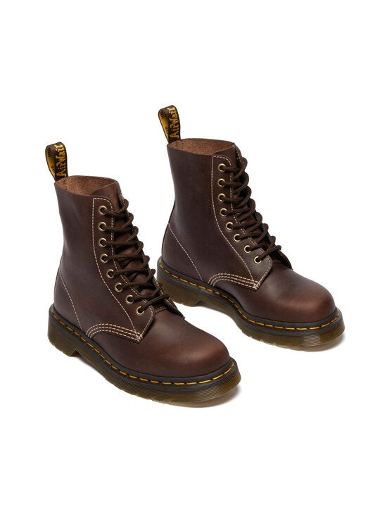 Dr. Martens kengät, 1460 Pascal Wyoming 8 Eye Boot Tummanruskea