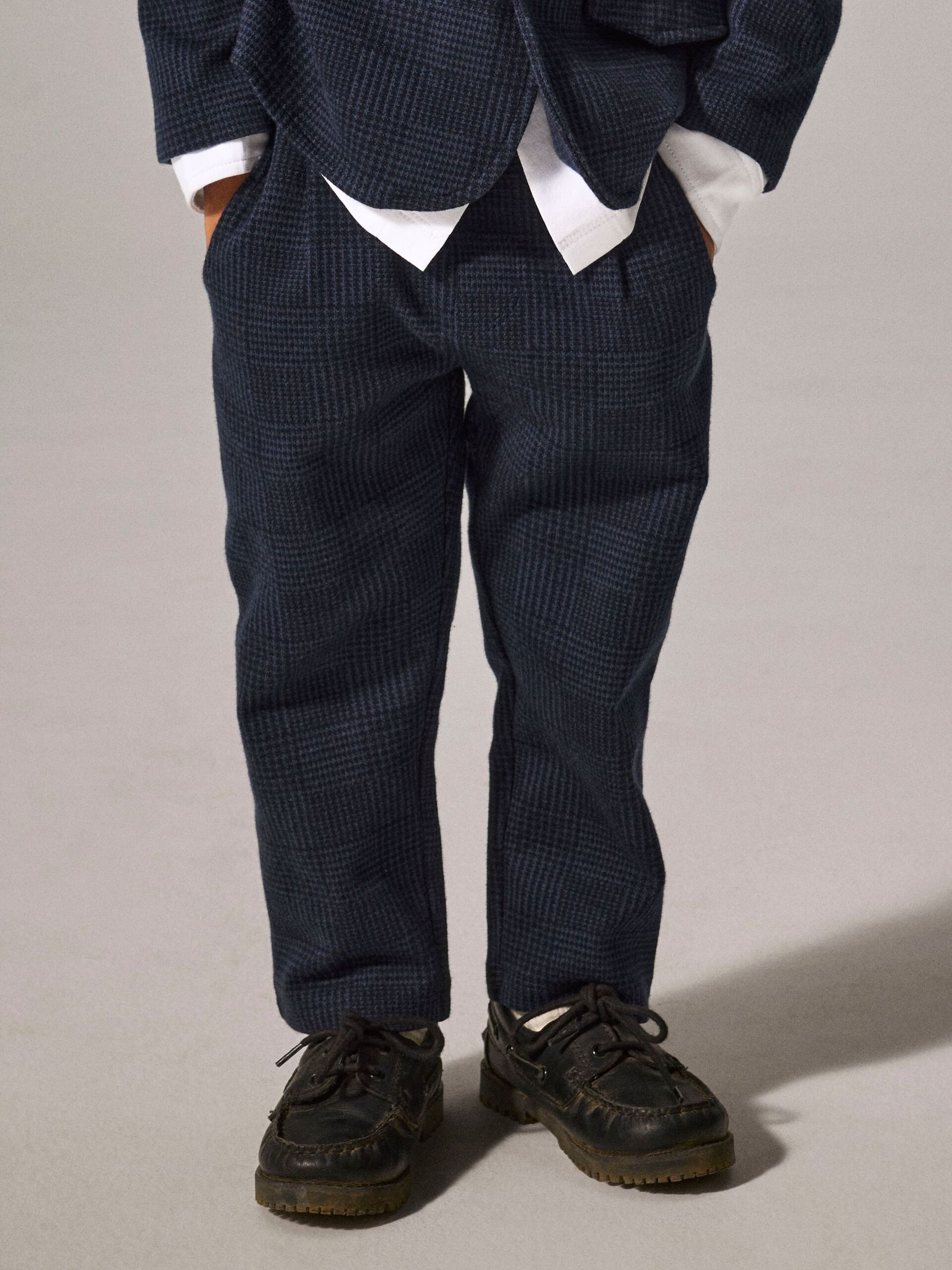 Name It lasten housut NMMRobino Sweatpant, sininen ruutu