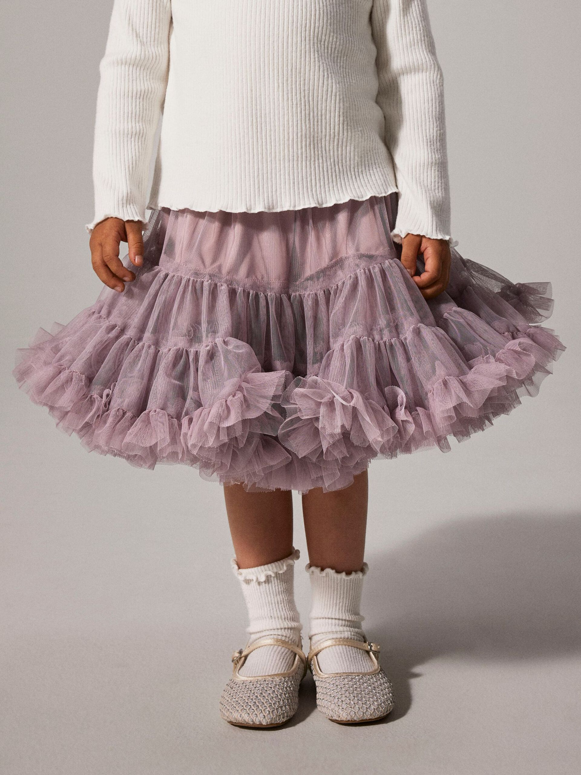 Name It lasten hame NMFRITUL TULLE SKIRT, vaaleanpunainen