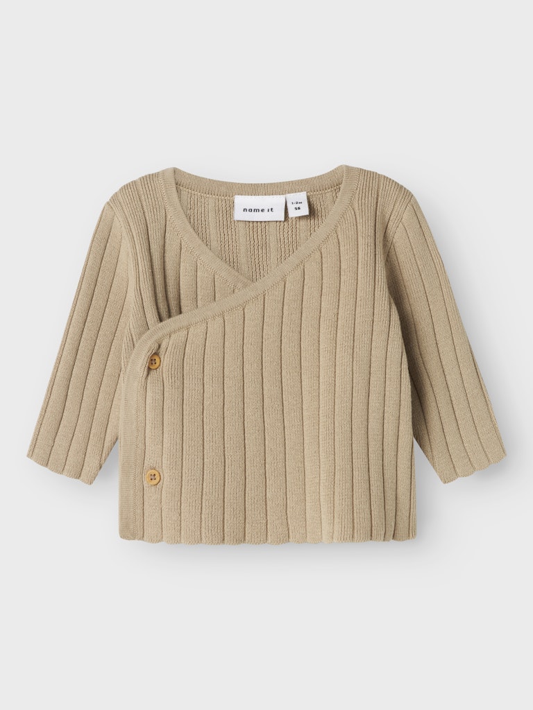 NBNOMUN KNIT WRAP CARD BEIGE
