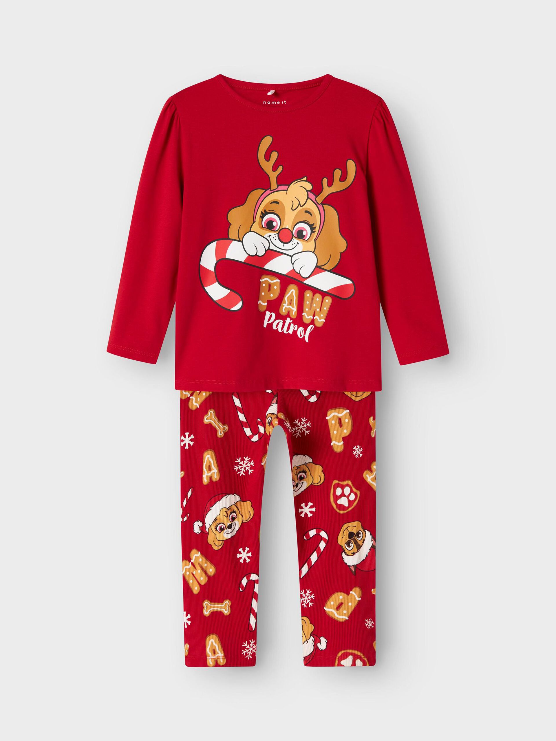 NMFSARBA PAW LS NIGHTSET PUNAINEN
