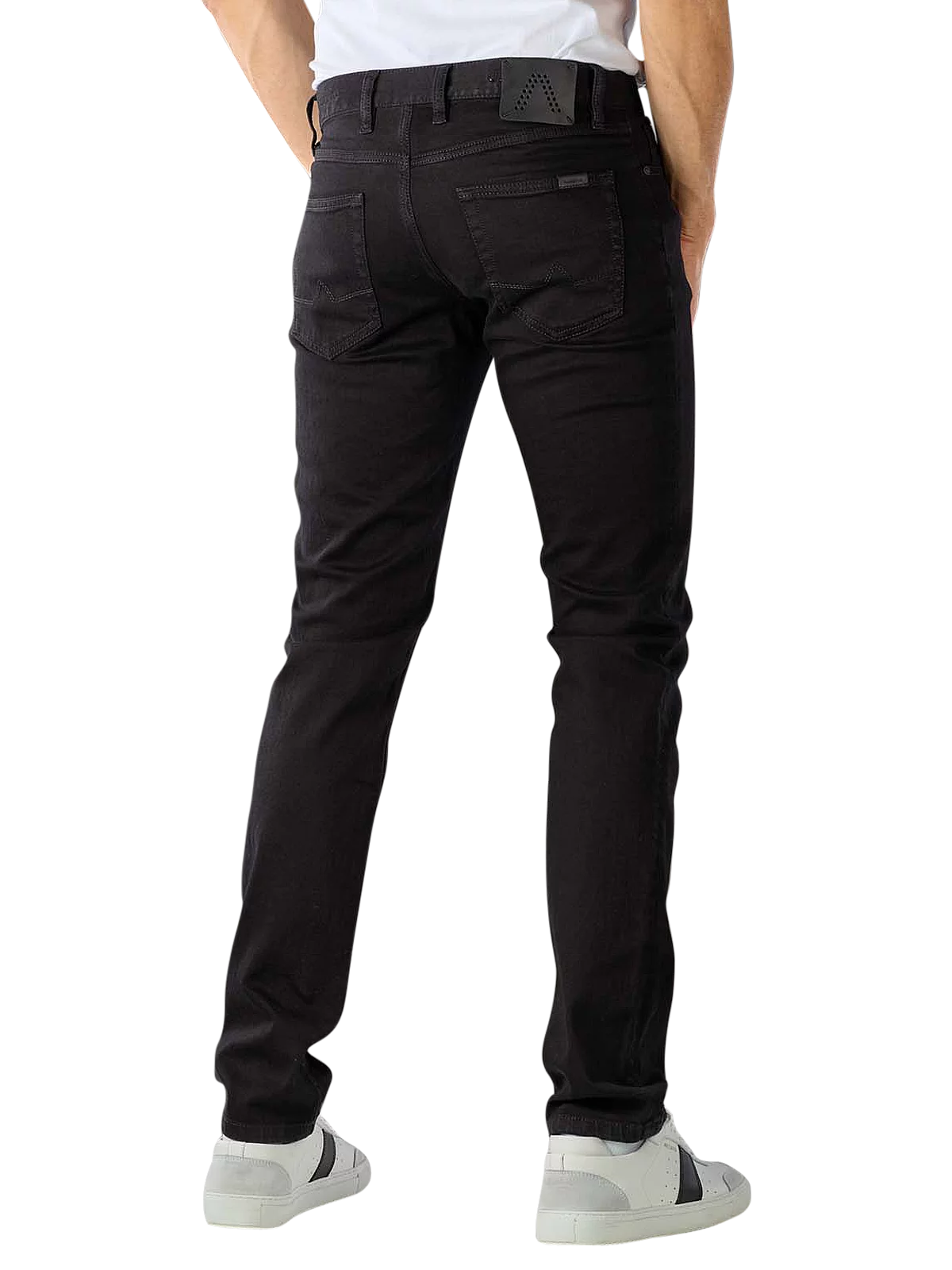 Alberto miesten farkut Pipe Denim Superfit Dual FX, musta