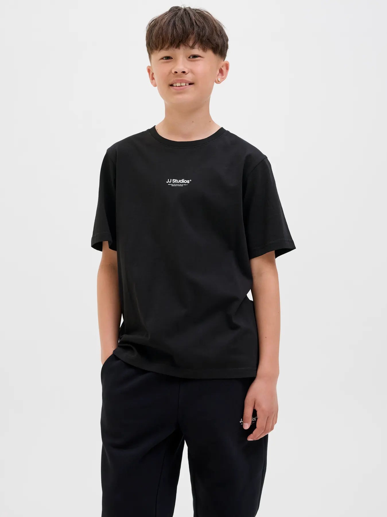 Jack and Jones Junior lasten T-paita Soho, musta