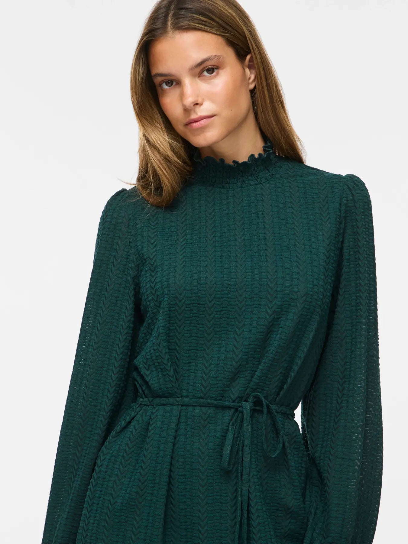 Vila naisten mekko Vilyri Smock Dress, Ponderosa Pine