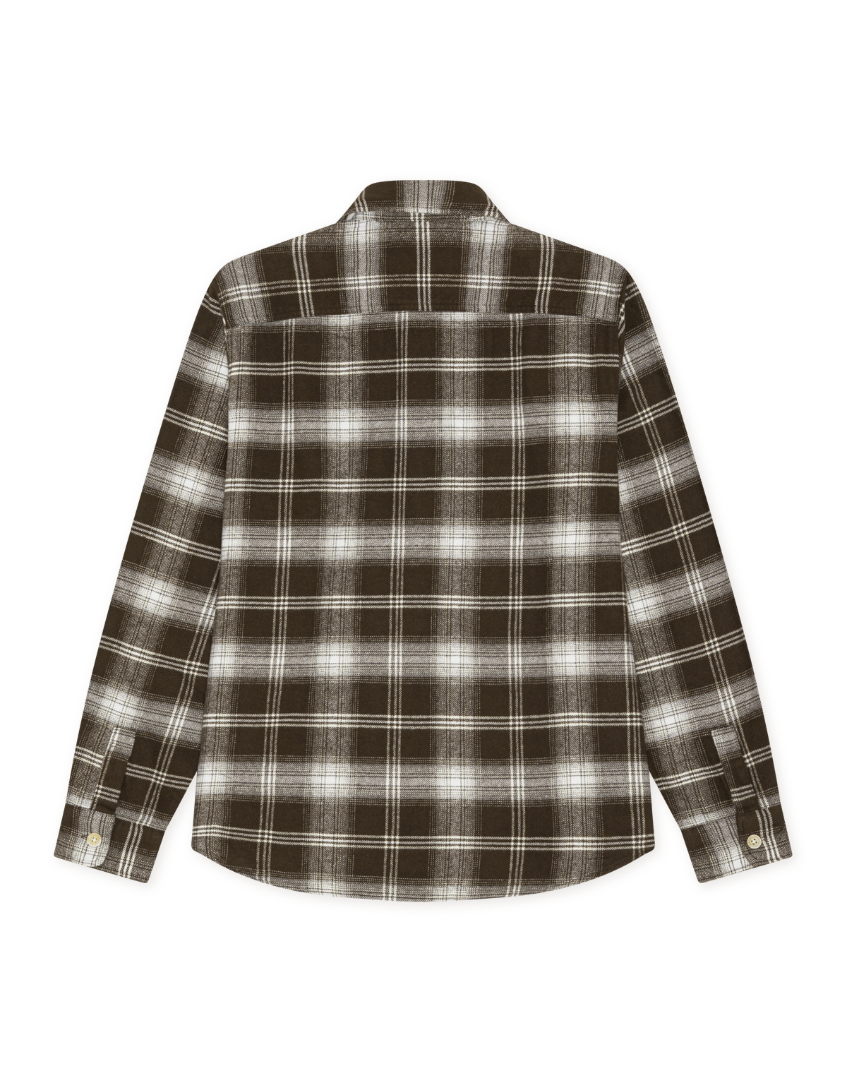 Les Deux miesten paitatakki Lennon Check Overshirt, ruskea ruutu