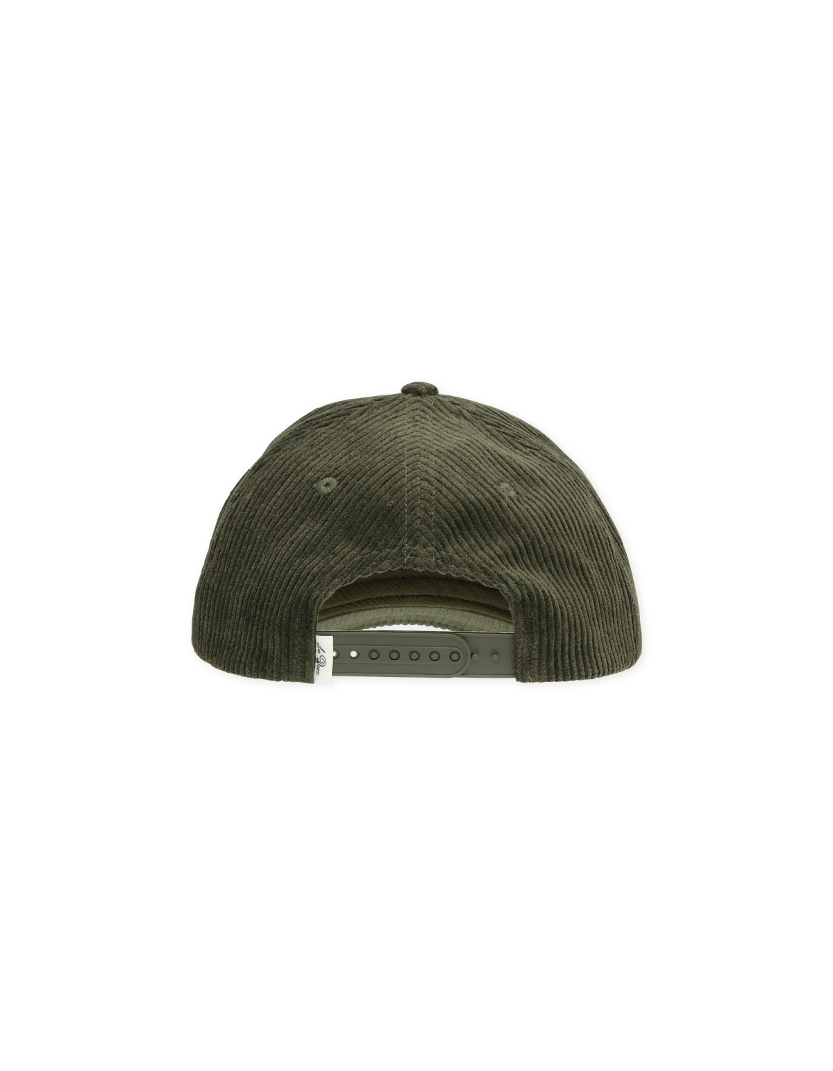 Les Deux miesten lippis Core Corduroy Baseball Cap, tummanvihreä