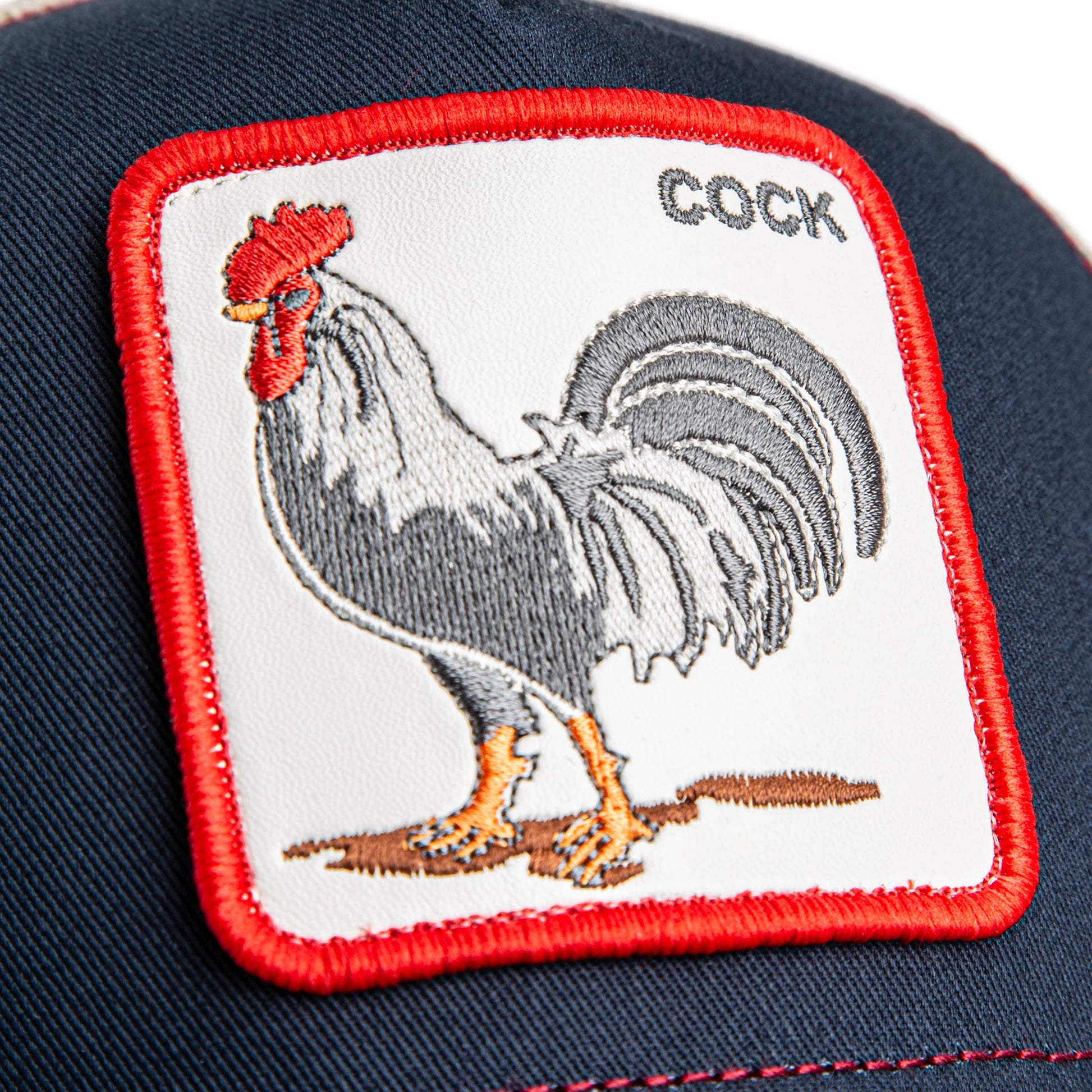 Goorin Bros lippis Rooster Trucker Navy Red, tummansininen