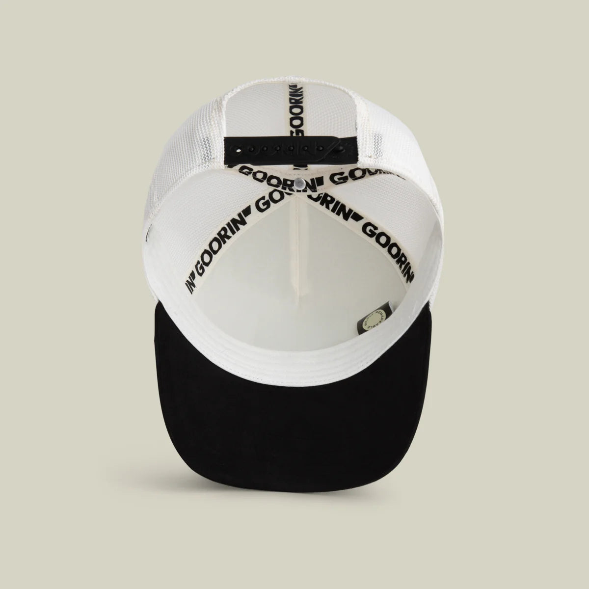 Goorin Bros lippis Suede Black Panther Trucker, valkoinen