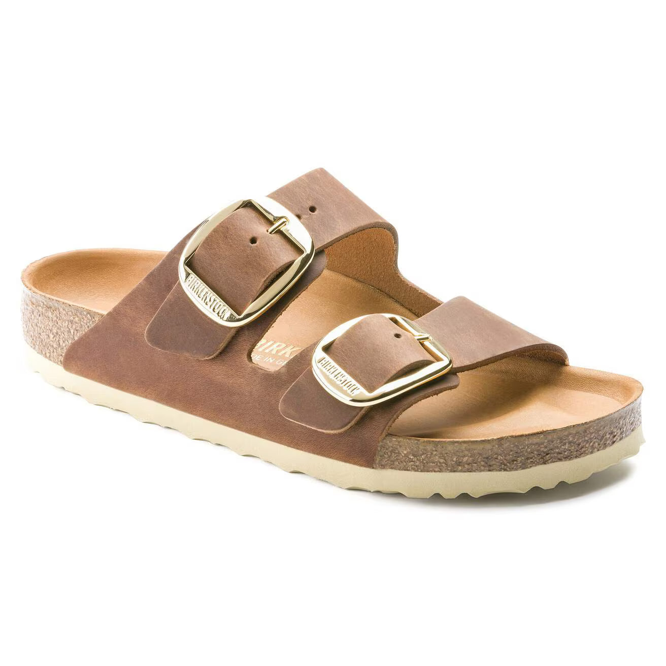 Birkenstock unisex sandaalit Arizona Big Buckle, konjakinruskea