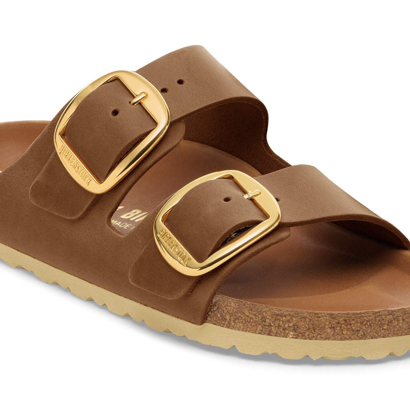 Birkenstock unisex sandaalit Arizona Big Buckle, konjakinruskea
