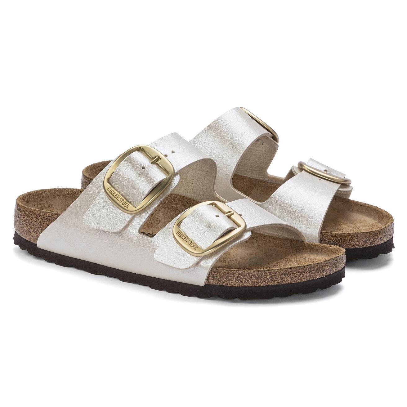 Birkenstock naisten sandaalit Arizona Big Buckle Narrow, kullankeltainen