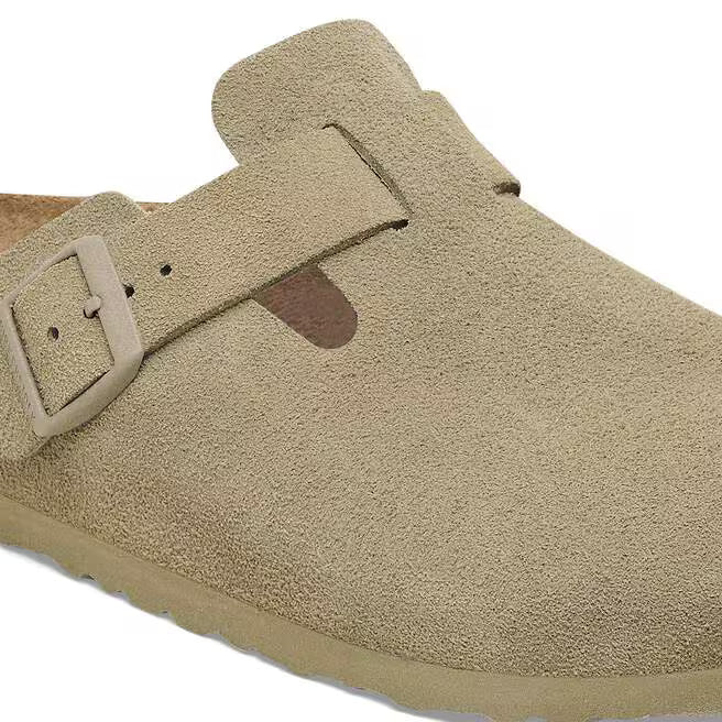Birkenstock naisten tossut Boston, vaalea beige