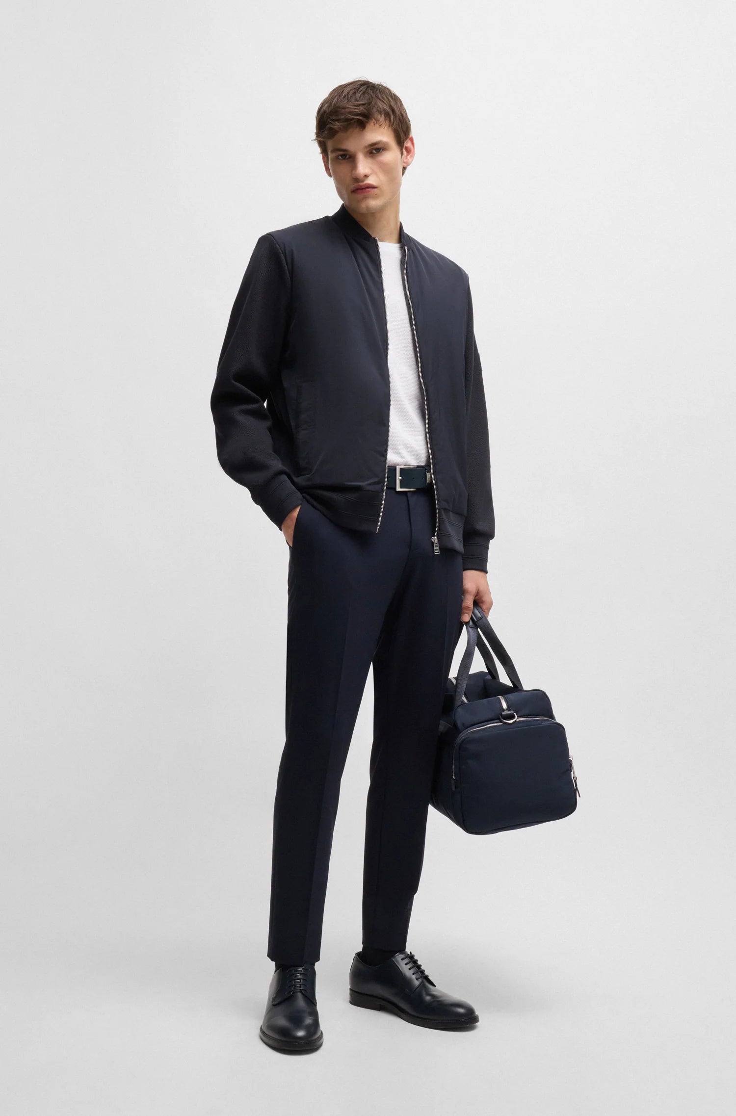 Hugo Boss miesten kevyt takki H-SKILES, tummansininen