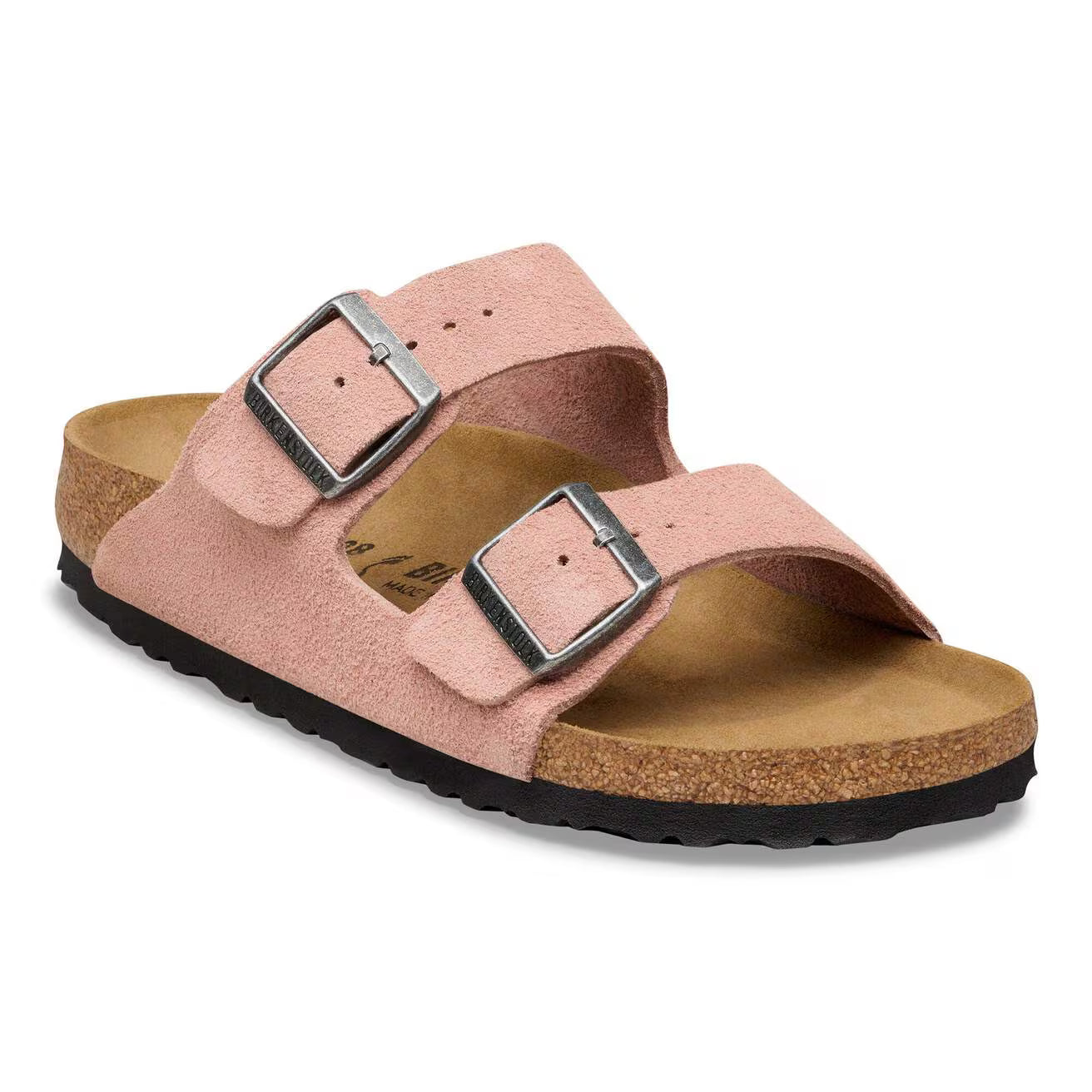 Birkenstock unisex Arizona Suede Leather, vaaleanpunainen