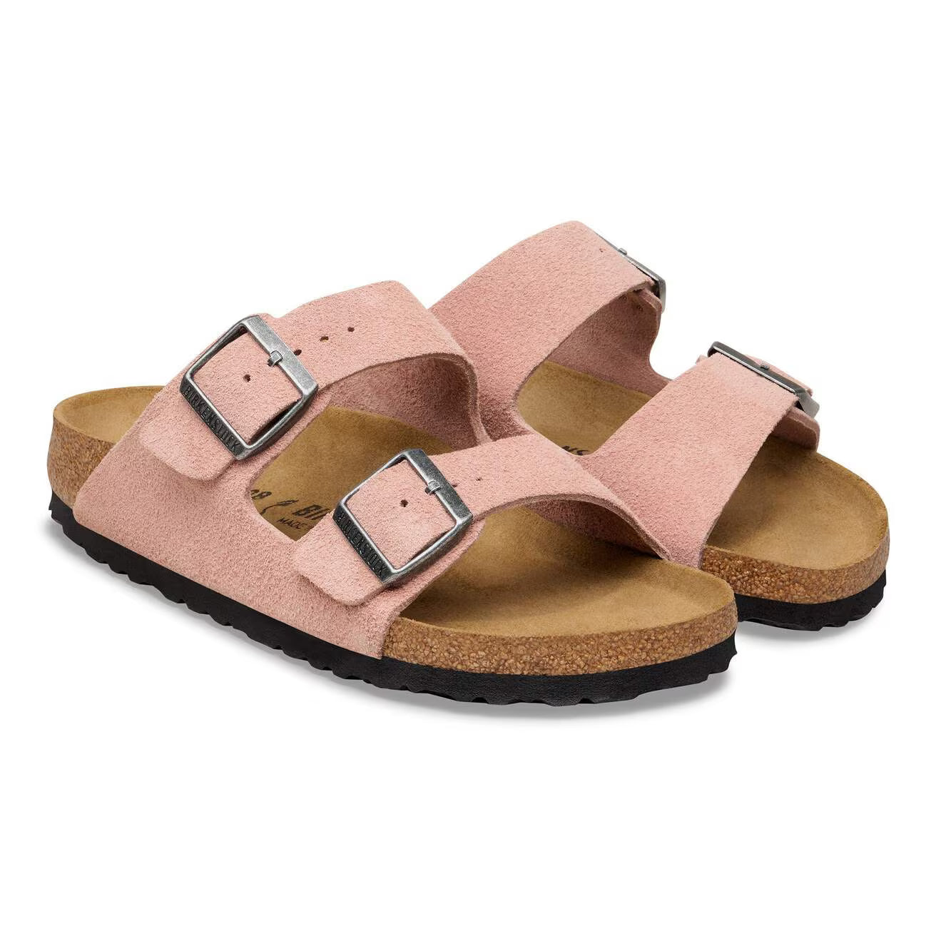 Birkenstock unisex Arizona Narrow Suede Leather, vaaleanpunainen