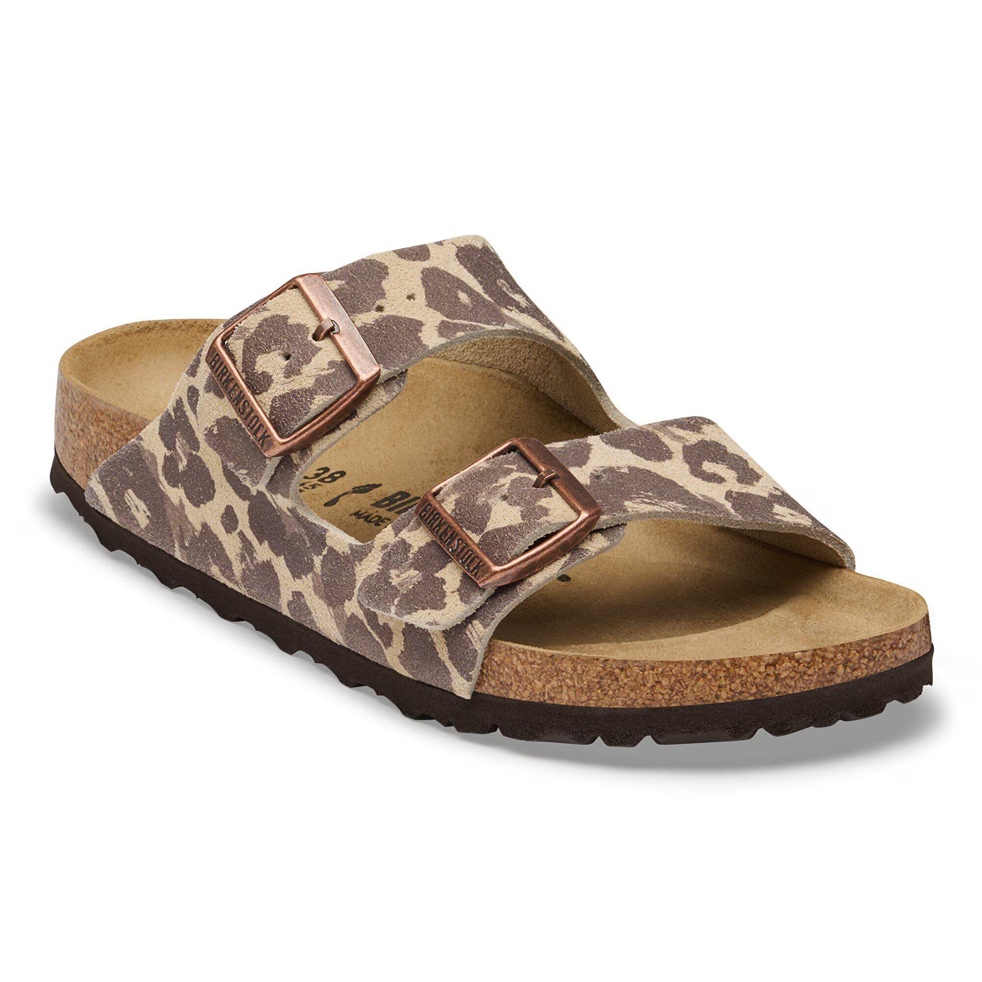 Birkenstock naisten sandaalit Arizona Narrow, ruskea kuosillinen