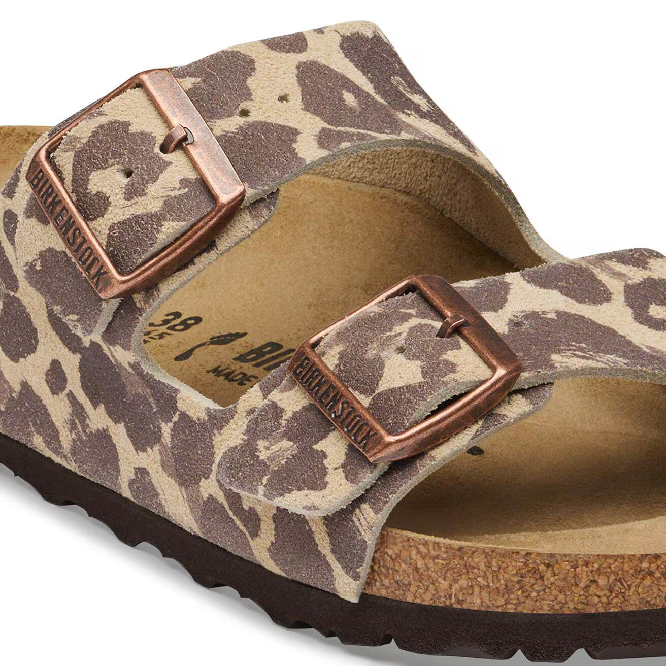 Birkenstock naisten sandaalit Arizona Narrow, ruskea kuosillinen