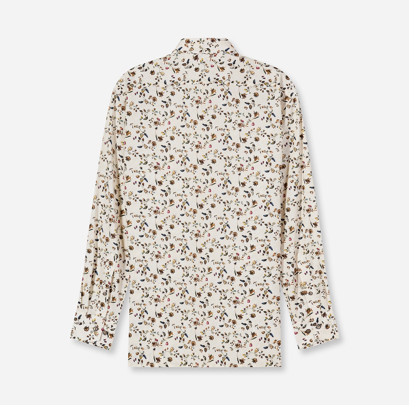 Olymp miesten kauluspaita Luxor Modern Fit, ruskea kuosillinen