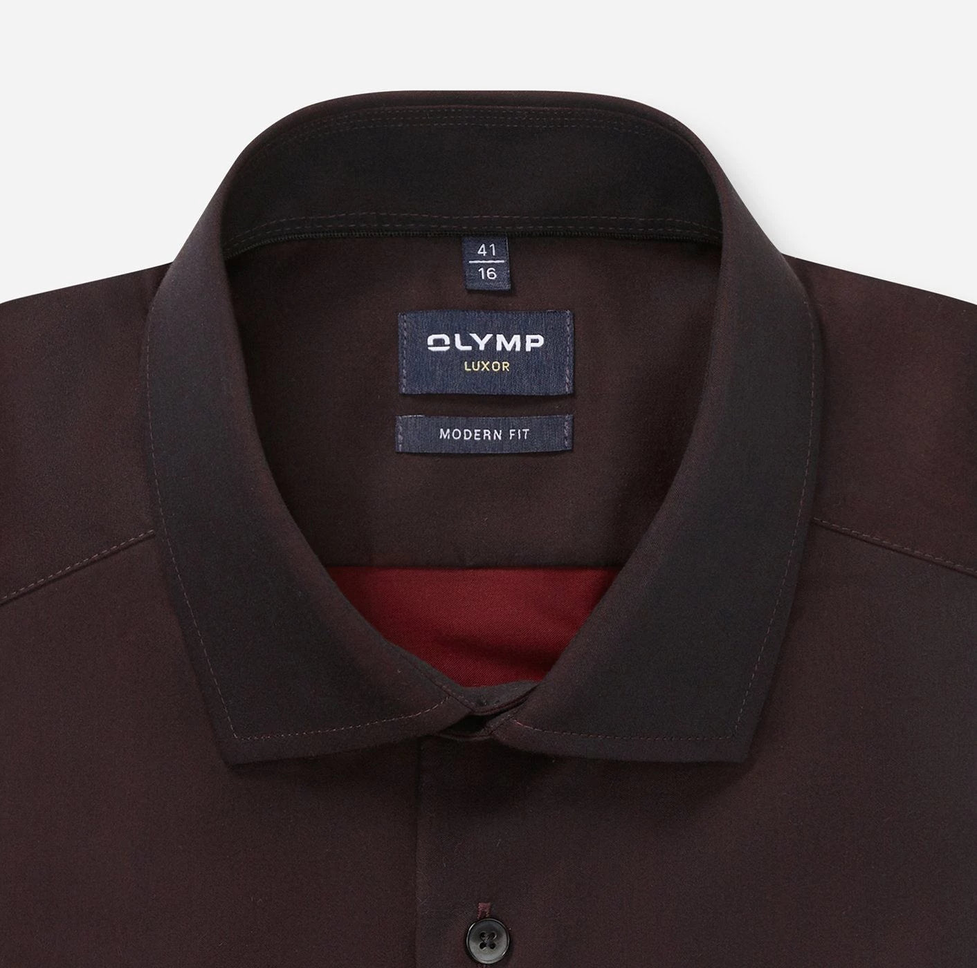 042 LUXOR MODERN FIT SATIN VIININPUNAINEN