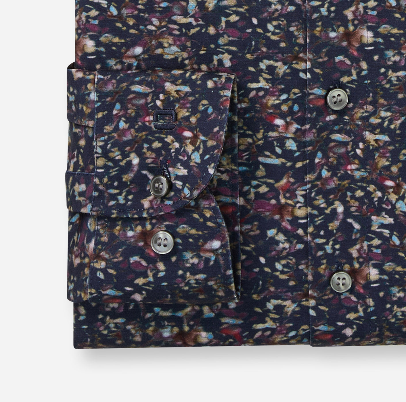 Olymp miesten kauluspaita 24/SEVEN – LEVELFIVE BODY FIT JERSEY, sininen kuosi