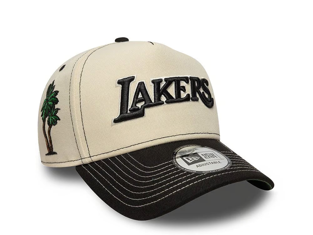 New Era miesten lippis City Icon E-Frame Los Angeles Lakers, musta