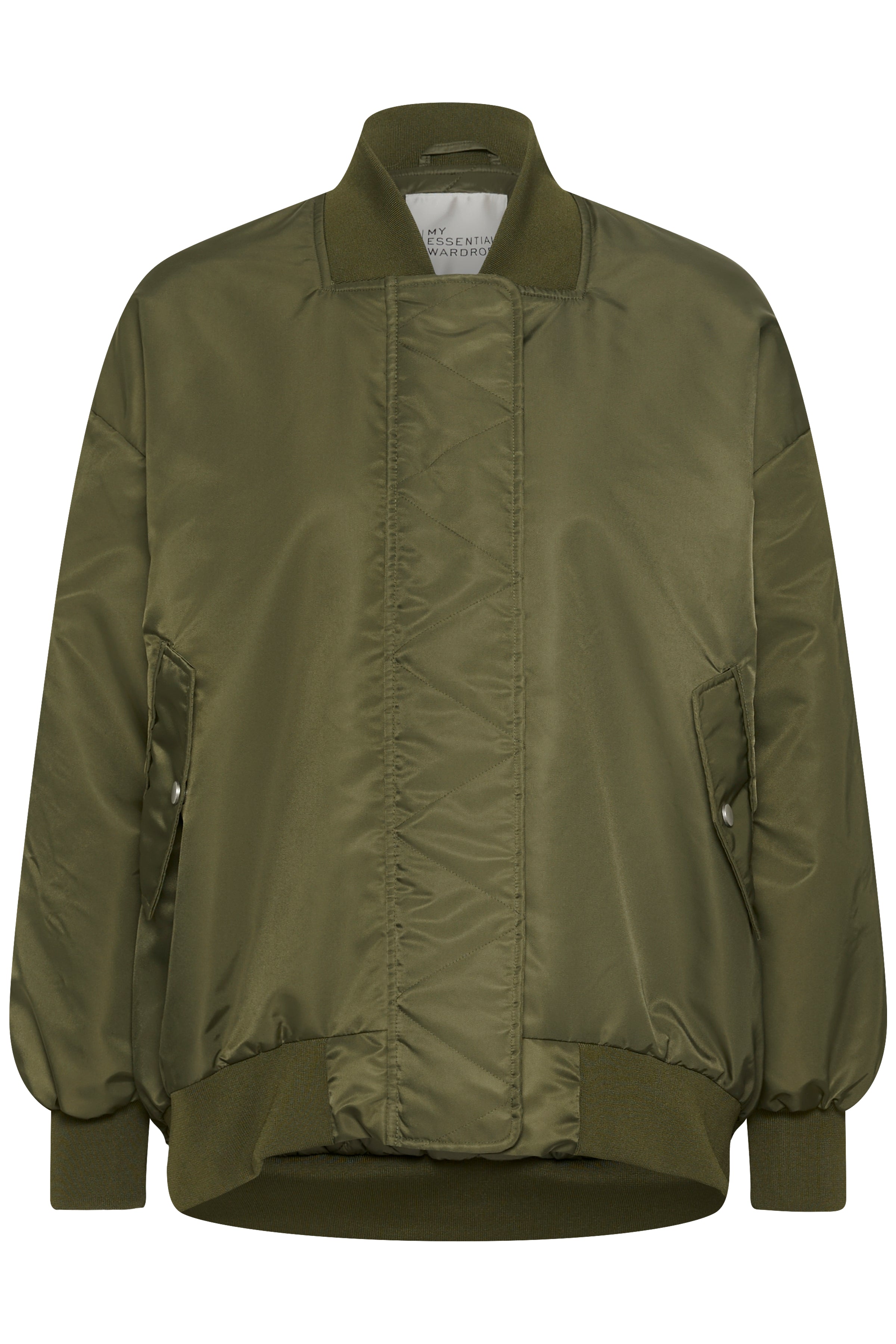 MY ESSENTIAL WARDROBE naisten takki HelgaMW Bomber Jacket, tummanvihreä