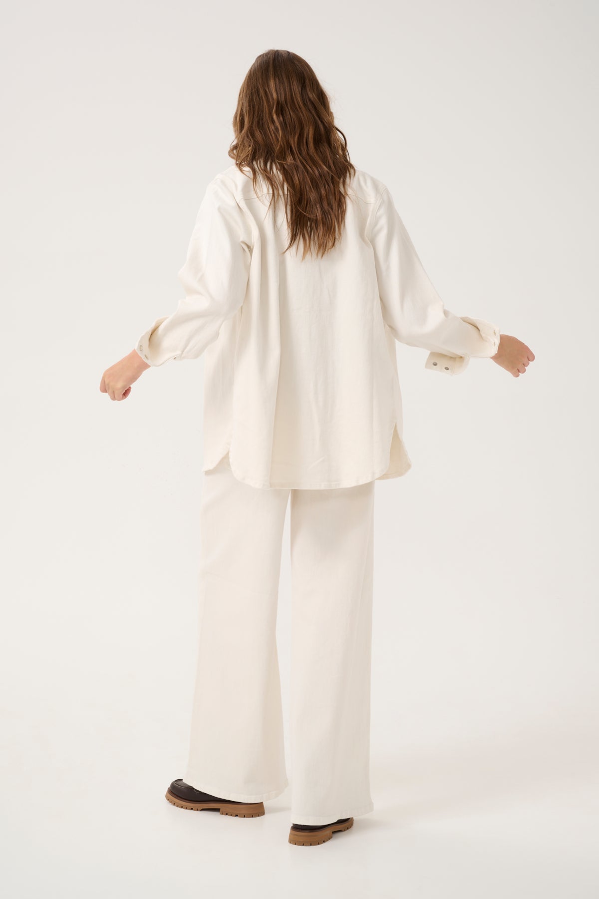 My Essential Wardrobe naisten farkkupaita DagmarMW 157 Shirt, luonnonvalkoinen