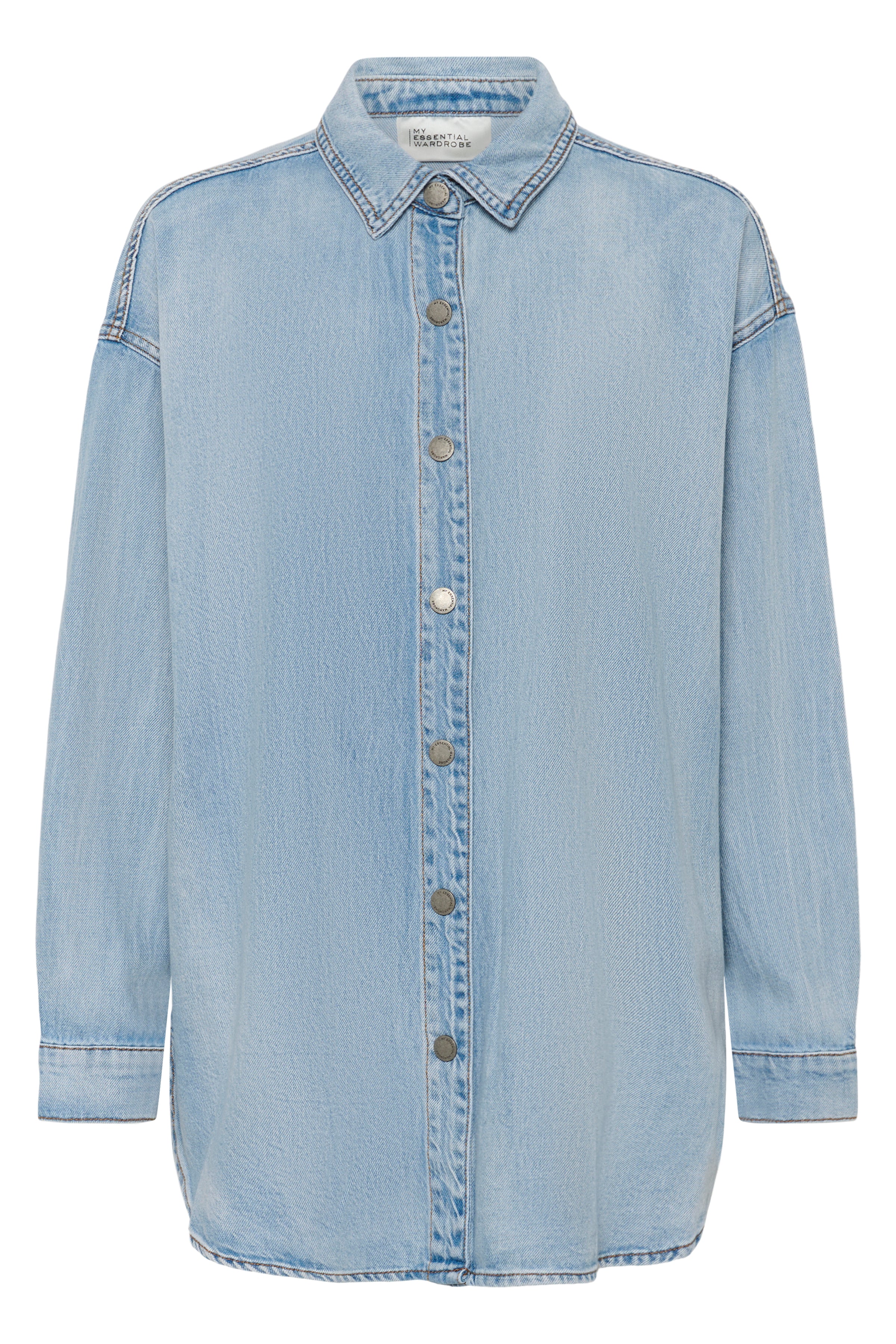My Essential Wardrobe naisten farkkupaita HilmaMW 171 Shirt, vaaleansininen