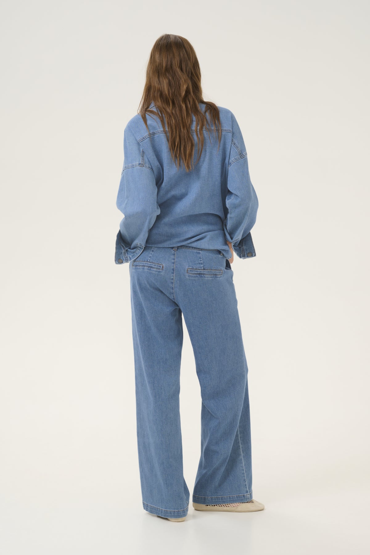 My Essential Wardrobe naisten farkut 30 The Lara 115 Pant, sininen