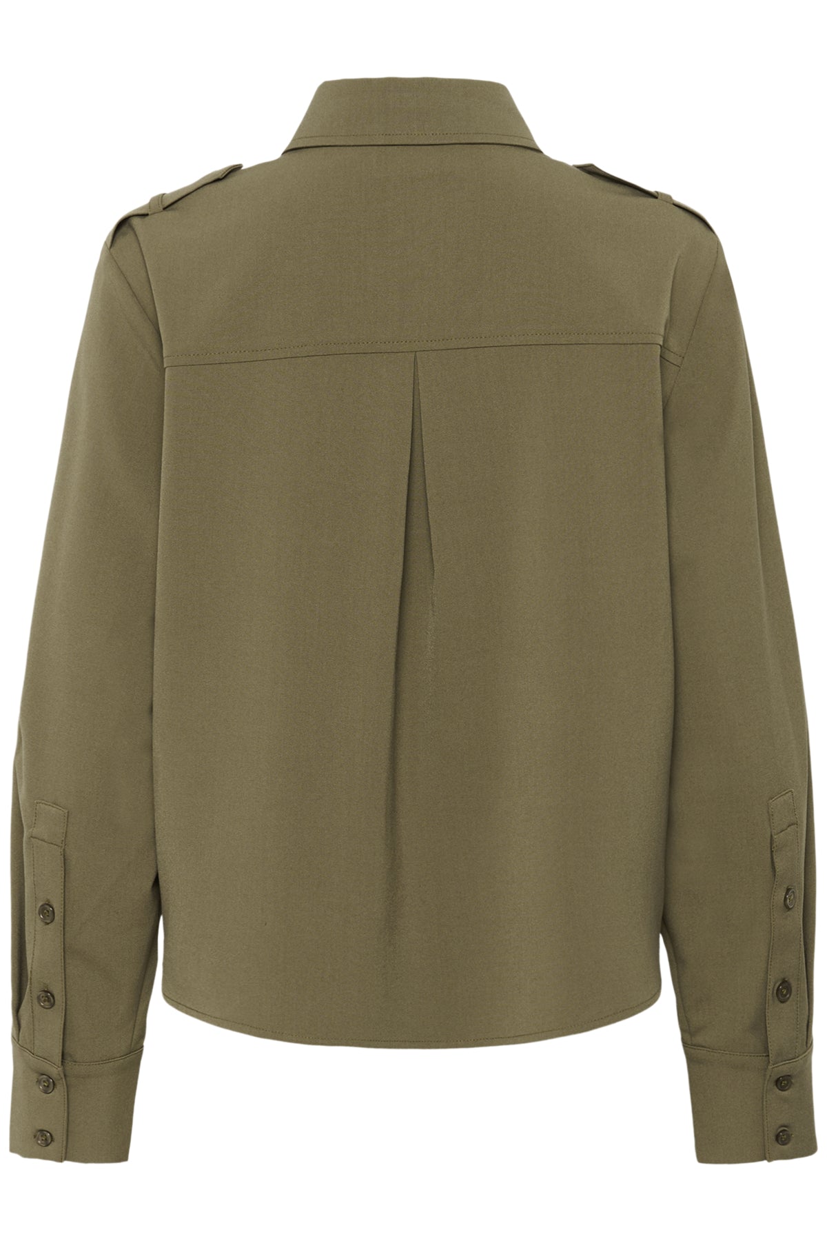 My Essential Wardrobe naisten paitapusero Hace Short Shirt, tummanvihreä