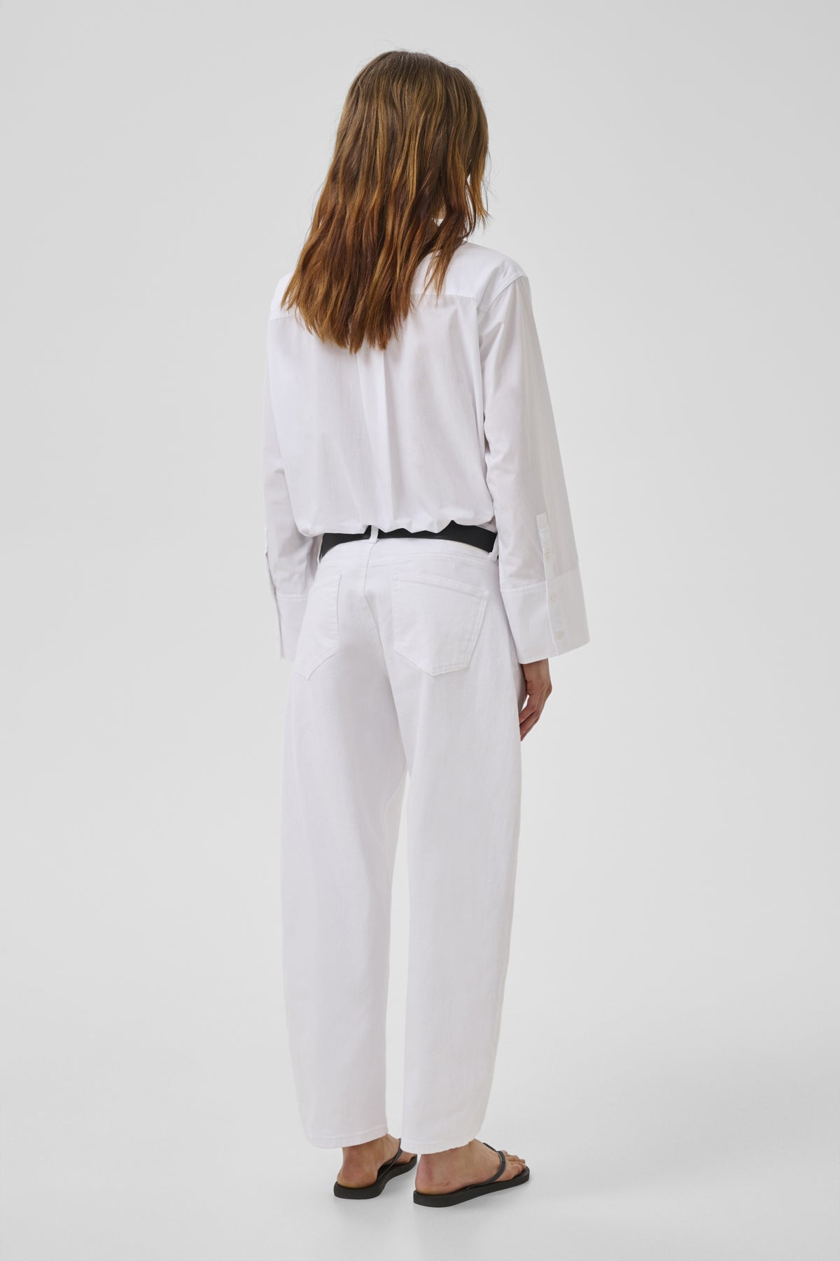 My Essential Wardrobe naisten paitapusero Sunna Boxy Shirt, valkoinen