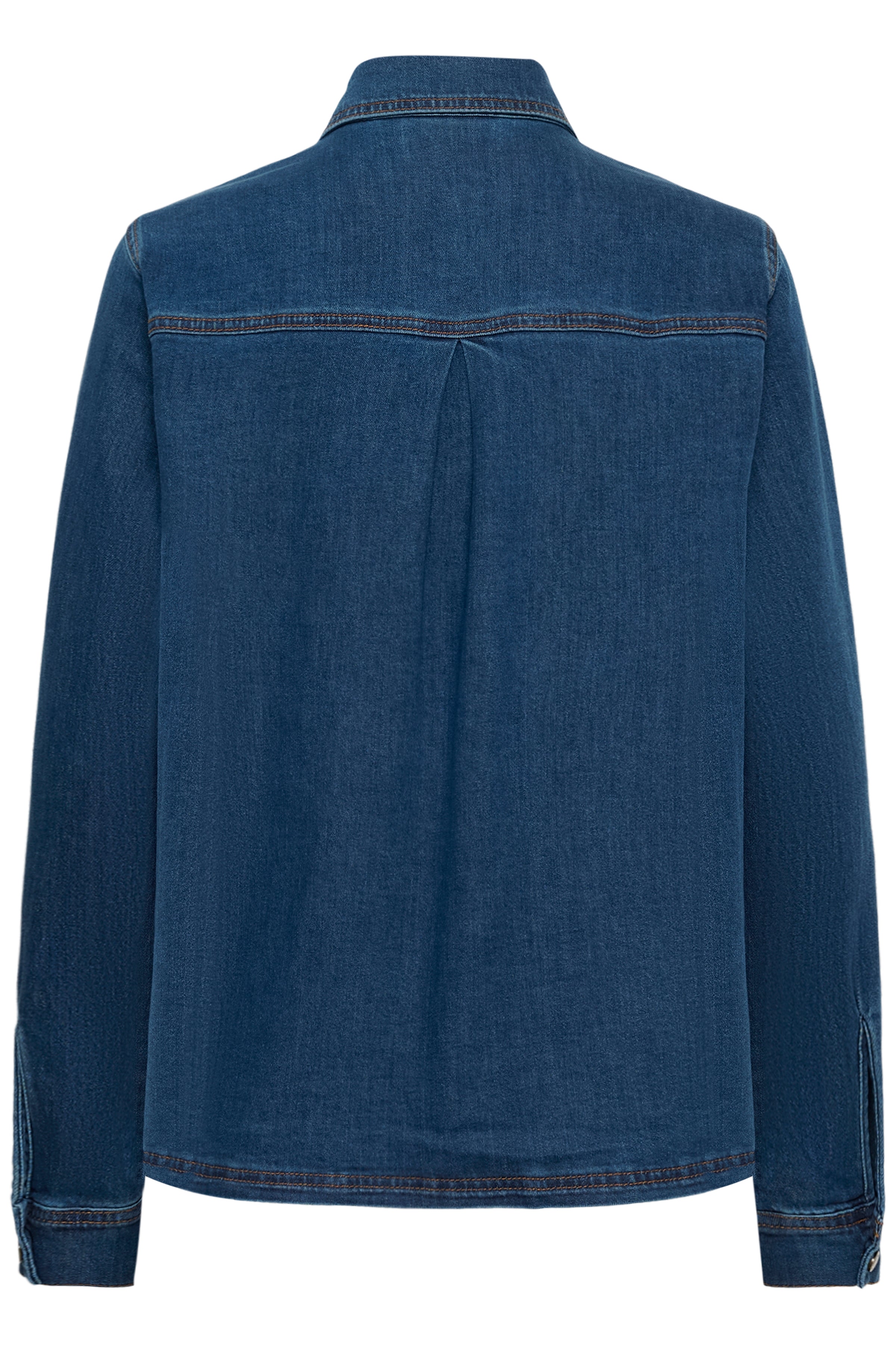 My Essential Wardrobe naisten paitatakki Ann, sininen, indigo
