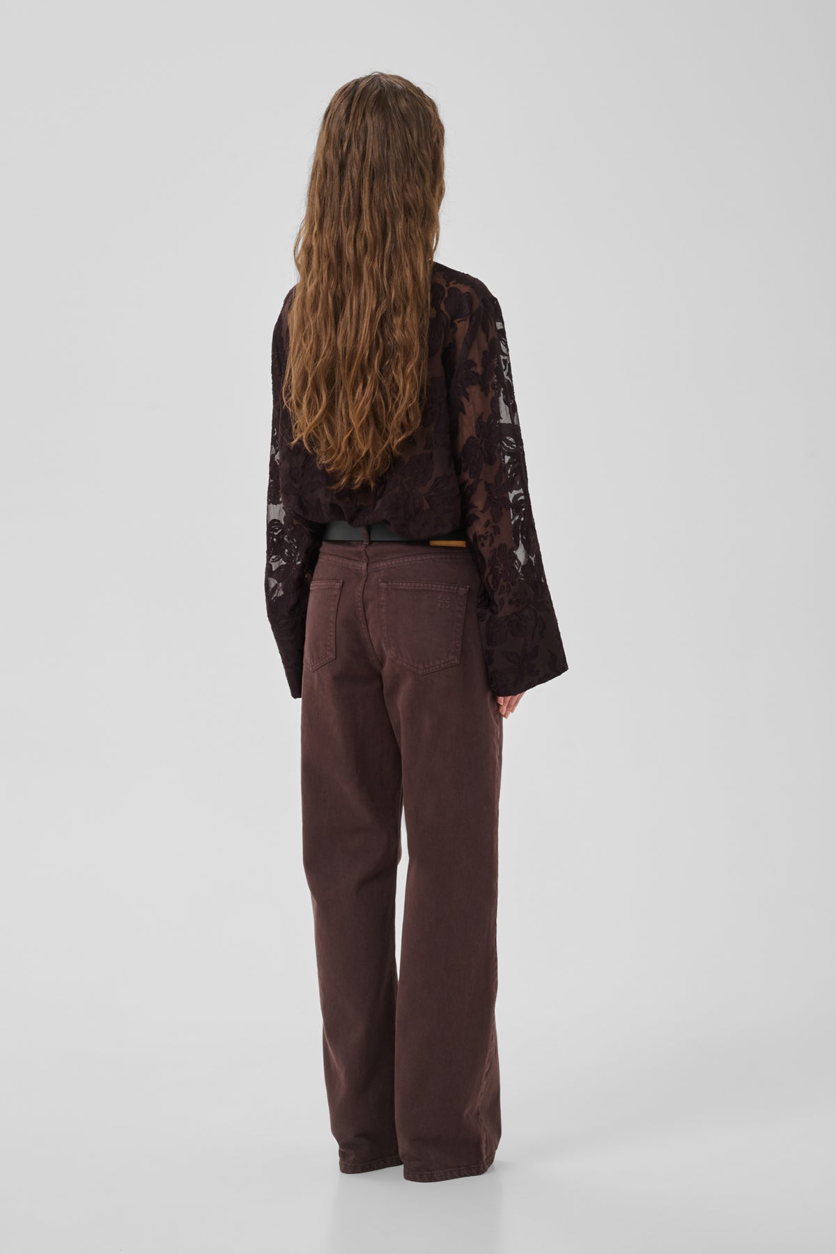 MY ESSENTIAL WARDROBE naisten kauluspaita MWEnya Boxy Shirt, Chocolate Plum