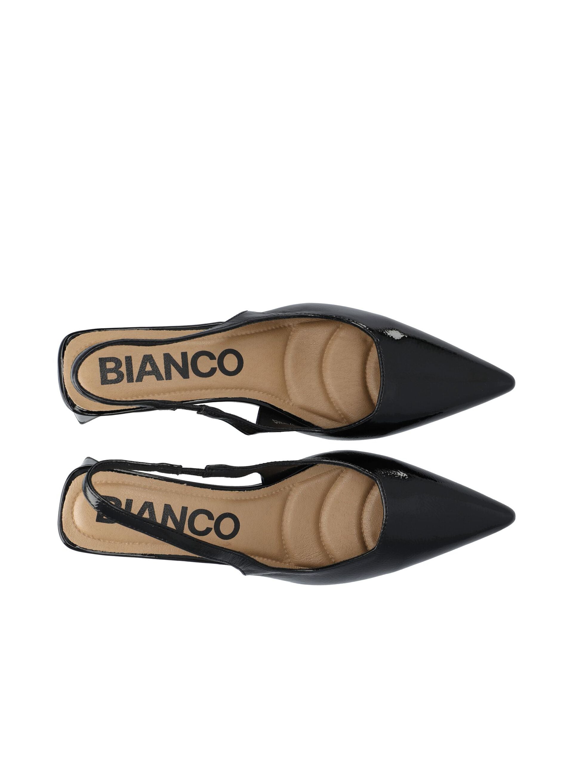 Bianco naisten avokkaat Biamaralyn Slingback Heel Patent, musta