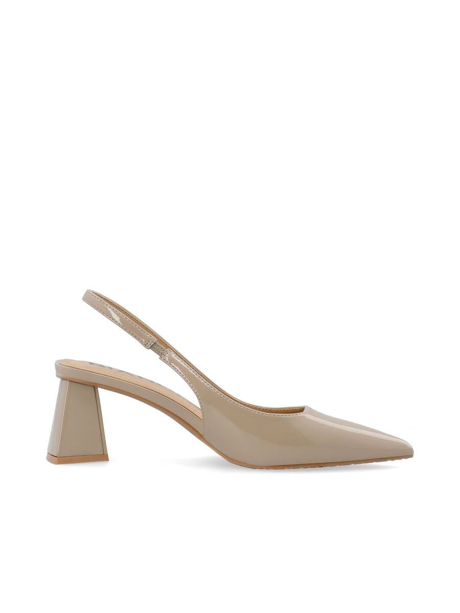 Bianco naisten avokkaat Biamaralyn Slingback Heel Patent, Beige