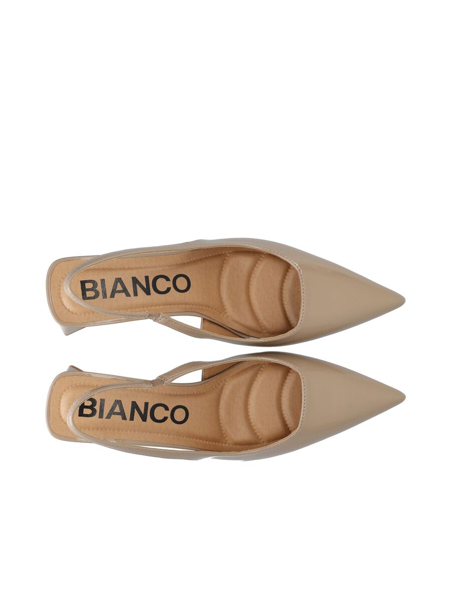 Bianco naisten avokkaat Biamaralyn Slingback Heel Patent, Beige