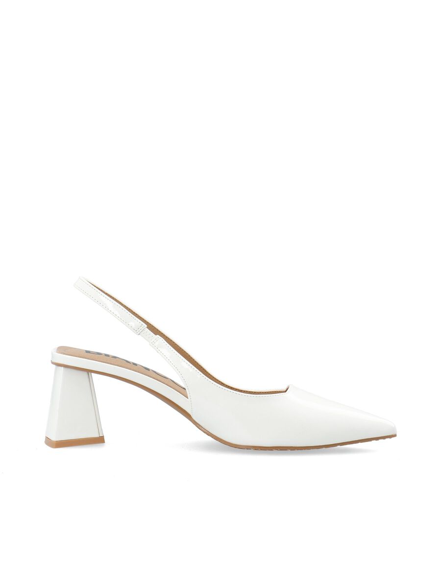 Bianco naisten korkokengät Biamaralyn Slingbacks, luonnonvalkoinen