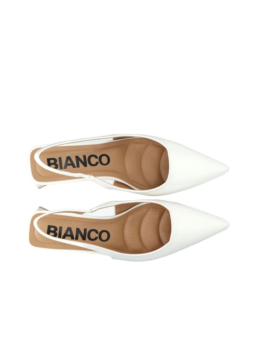 Bianco naisten korkokengät Biamaralyn Slingbacks, luonnonvalkoinen